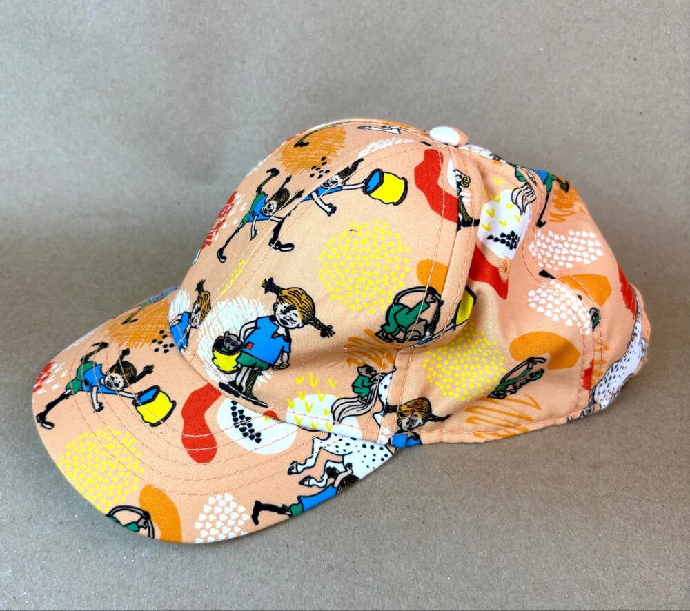 Official Pippi Longstocking Kids Baseball Sun Cap Hat by Martinex Nordic, 48/50
